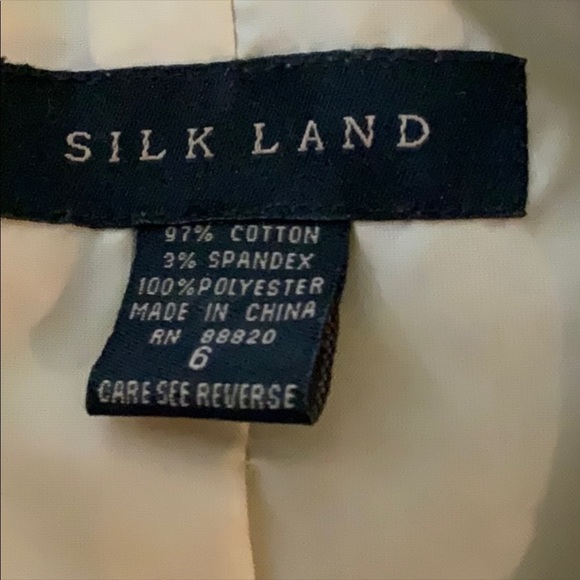 SILK LAND EMBROIDERED LACE TRIM JACKET - Picture 8 of 9